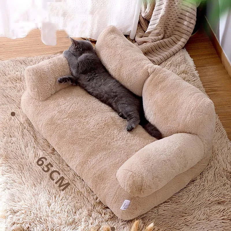 YOKEE Luxury Cat Bed - Cozy Sleep Haven for Furry Friends!