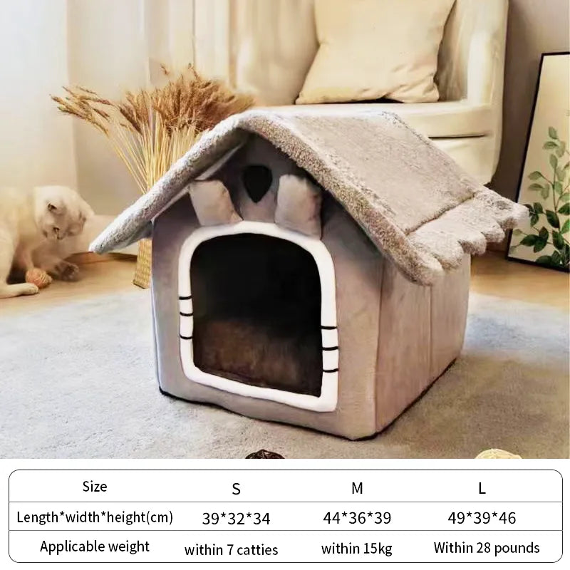 Indoor Foldable, removable & washable Dog kennel bed