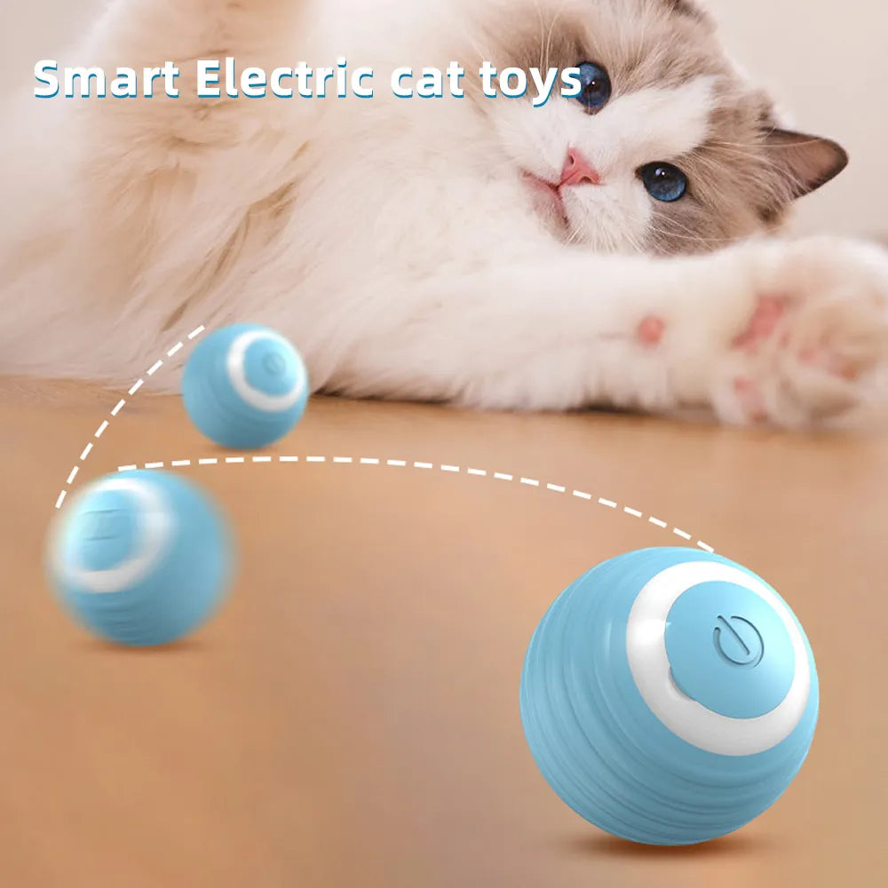 Electronic Cat Toy: Smart Interactive Ball for Indoor Fun