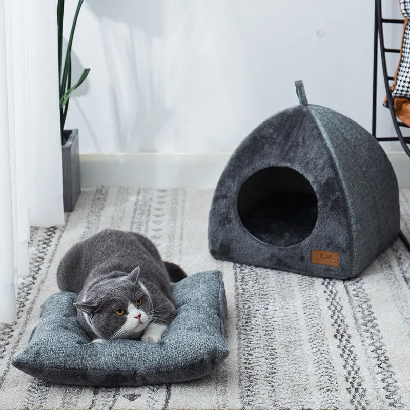 Cozy Cat Cave Bed: Warmth and Comfort for Deep Sleep