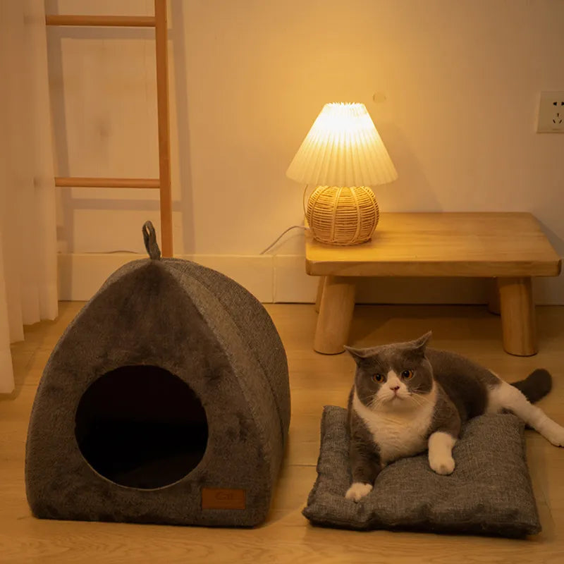 Cozy Cat Cave Bed: Warmth and Comfort for Deep Sleep