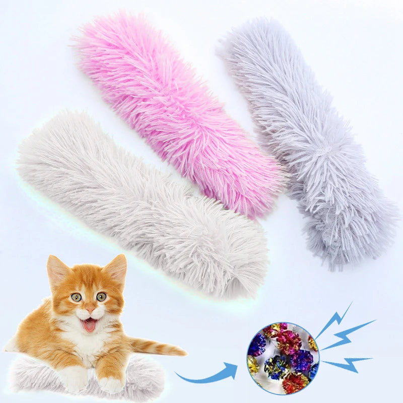 Interactive Plush Cat Bite Toys with Catnip for Playful Fun