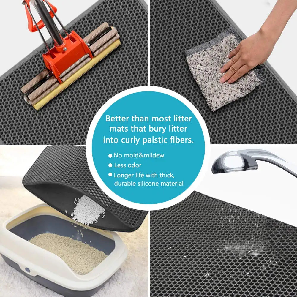Ultimate Cat Mat: Waterproof, Double Layer, and Foldable!
