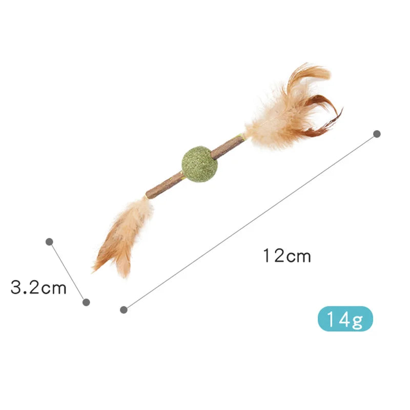 Purrfection Unleashed: Silvervine & Catnip Cat Biting Toys for Dental Bliss!