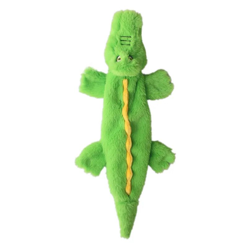 Squeak Dog Toy: Durable & Stuffingless Plush Chew Fun