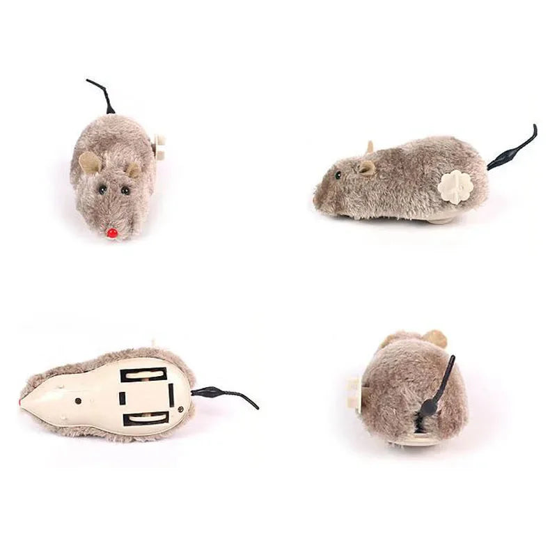 Interactive Plush Cat Mouse Motion Toy | PetyWorld-Shop
