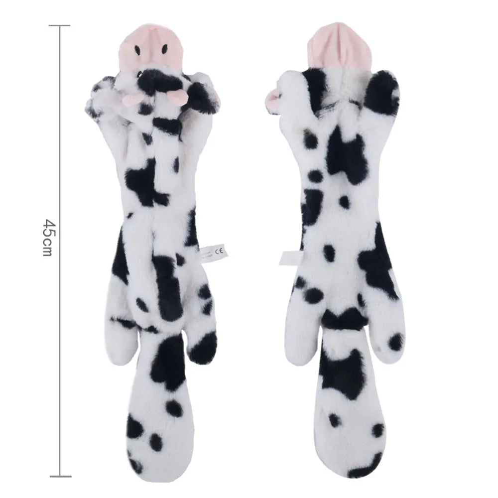 Squeak Dog Toy: Durable & Stuffingless Plush Chew Fun