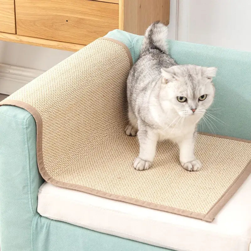 Bamboo Cat Scratcher: Natural Nails Sharpener & Furniture Protector