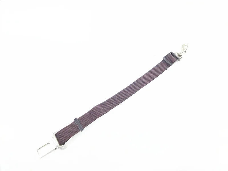 Secure Travel: Adjustable Dog Harness with Car Seat Belt Clip